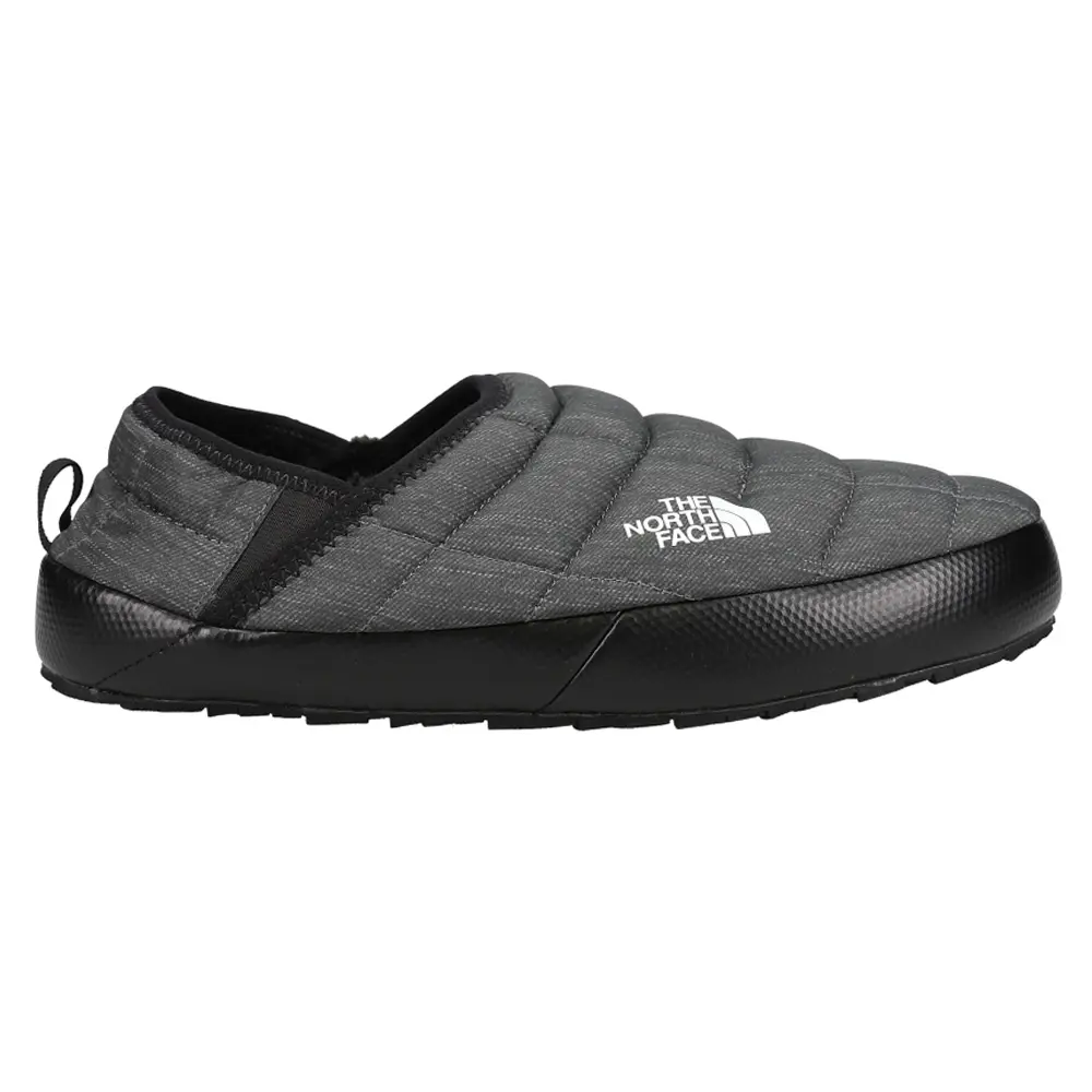 The North Face Mens Thermoball Traction Mule V Casual Slippers Casual - Black, Grey The North Face Mens Thermoball Traction Mule V Casual Slippers Casual - Black, Grey