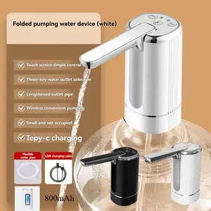 Portable Foldable Automatic Water Pump, Electric Drinking Machine with USB Charging, Convenient Water Dispenser Faucet for Easy Use