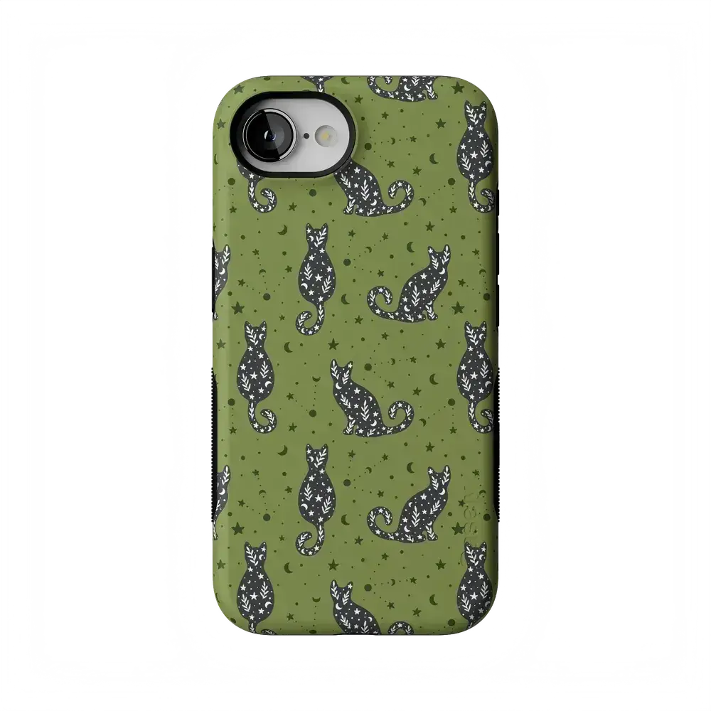 Casely iPhone 17e Case | Sabrina's Bestie | Black Cats | Bold Protective Design | Compatible with MagSafe