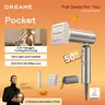 Dreame Pocket High-Speed Ionic Hairdryer - Foldable Design for Travel & Home Use, Quick Dry, Frizz Reduction, Less Flyaways, Easy Blowout Hair, Hairstylist Essential