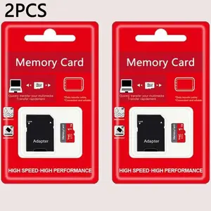 2-Pack × 1TB micro tf - a brand-new Micro SD card memory card with adapter - reliable SD flash memory and TF storage, perfect for smartphones, cameras and tablets
