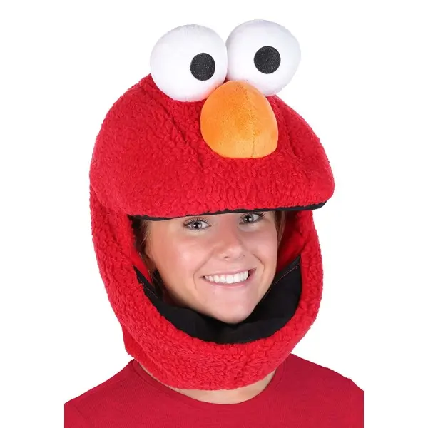 Sesame Street Elmo Jawesome Costume Hat, Adjustable Strap, Jawesome Look