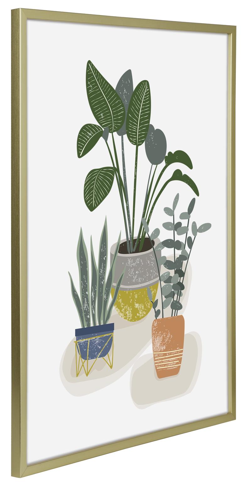 Mainstays – 18x24 Picture Frame – Gold Thin Flat Profile Wall Photo Frame