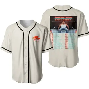 Bailey Zimmerman Different Night Same Rodeo Tour 2026 Baseball Jersey