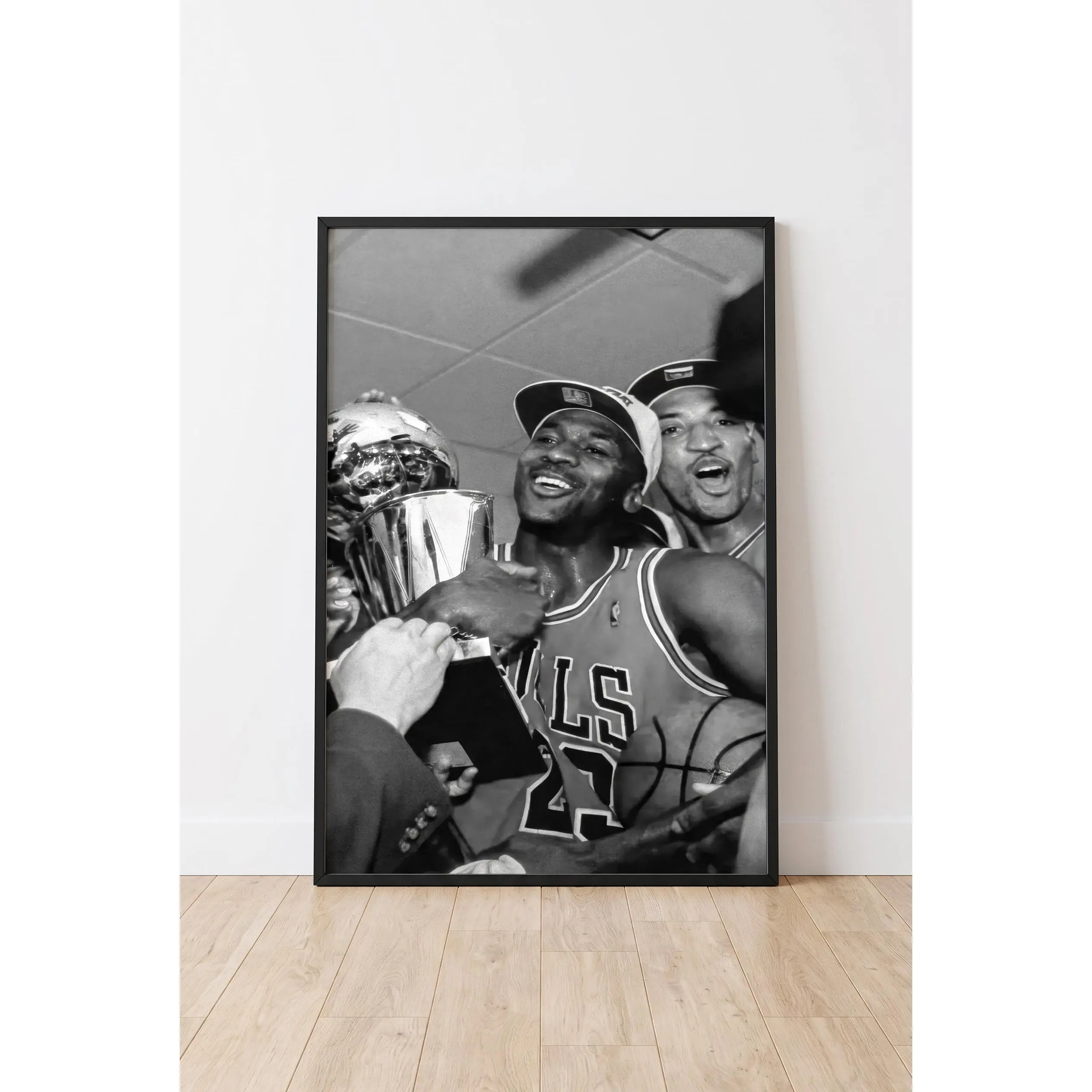 Michael Jordan Poster | Chicago Bulls Basketball Wall Art Print | Man Cave Bedroom Decor | Sports Fan Gift | Unframed Poster Print
