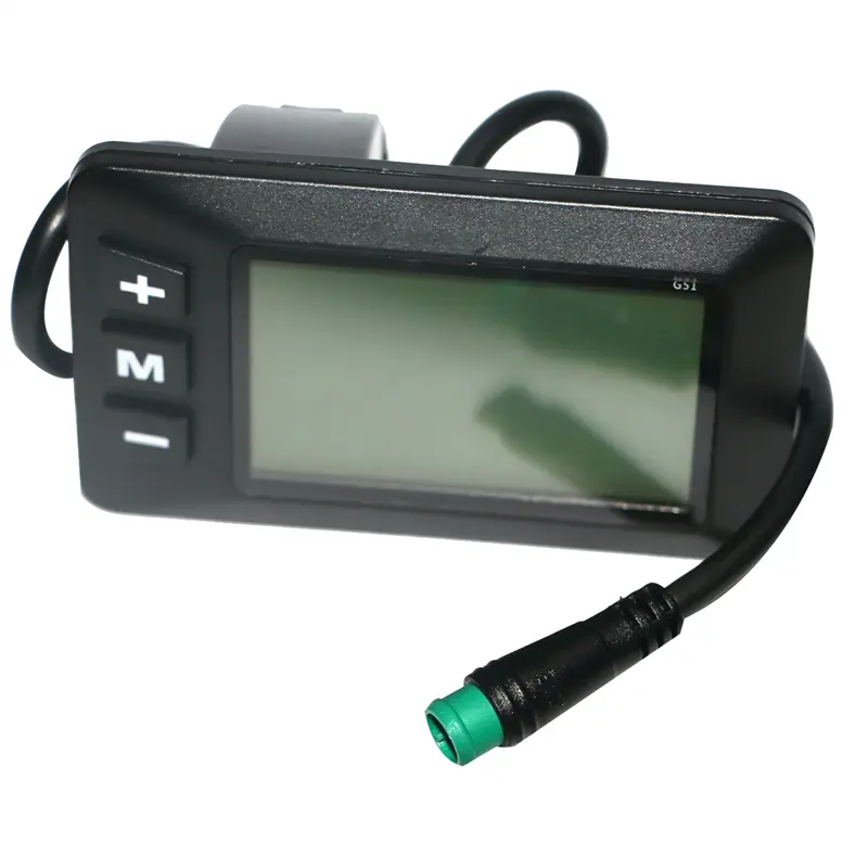 G51 LCD Control Panel for Brushless Motor E-Bikes & Scooters, 5-Pin Waterproof Connector, Backlit Screen, ABS Material, Water Resistant, High Temperature Resistance, Safe Use, Easy Installation & Quick Operation