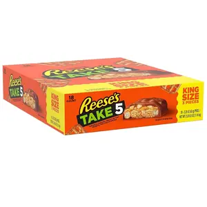 REESE’S TAKE 5 King Size Chocolate Candy Bars, 18-Pack (2.25 oz Each)