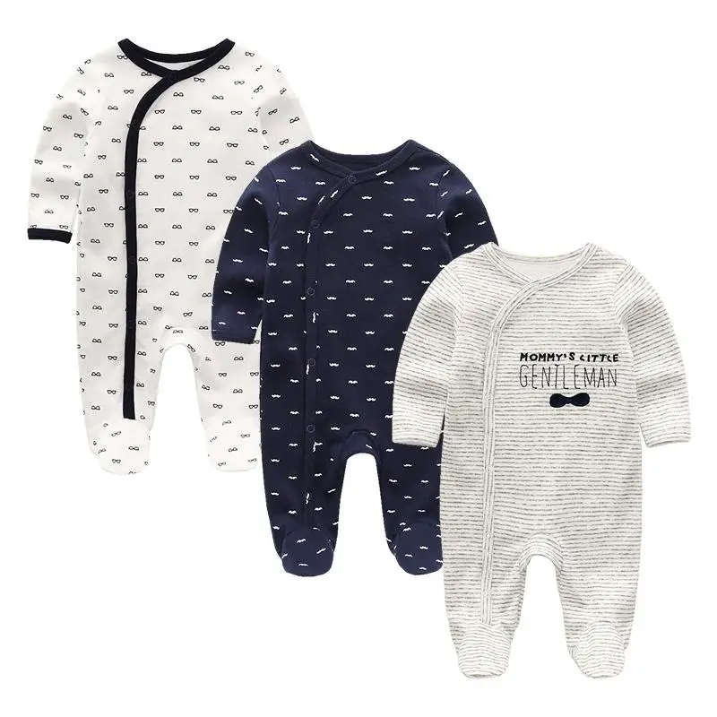 Newborn Baby Clothing Soft And Comfortable 3-piece Combination Package Autumn And Winter Long Sleeved Jumpsuit For boys and girls Baby Romper