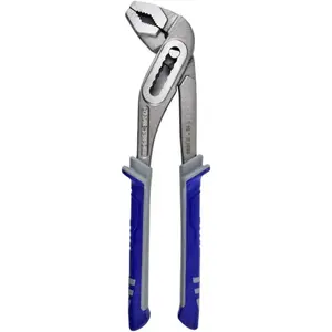 8-inch Quick Adjust Water Pump Pliers - Locking Pliers with 7 Postion V-Jaw,Channel Lock,Serrated Jaws and Comfort Dip-grip Handle