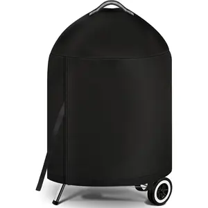 Grill Cover for Weber 22 Inch Charcoal Kettle- Heavy Duty Waterproof BBQ Cover for Weber Char-Broil 22 Inch Charcoal Kettle Grills