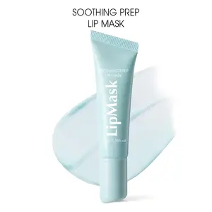 Calming Lip Care Mask, Soothing Care, Cool Peeling Lip Mask, Smooth Base Makeup, Hydrating Feel, Single Item, No Flammable Aerosols