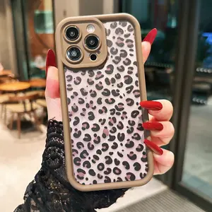 High Bamboo Compatible Leopard Print Phone Case, Fits iPhone 11/12/13/14/15 Series, 7plus/8plus/x/XS Max/XR/11pro/12pro/13pro/14pro Mini