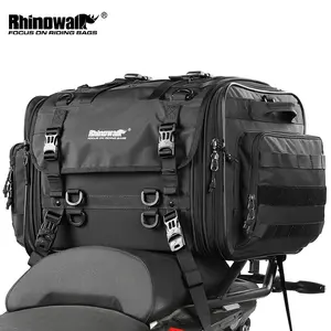Rhinowalk Motorcycle Saddle Luggage Bag Waterproof Quick Release Rear Seat Travel Storage Riding Tail Bag Motorcycle Accessories For BMW