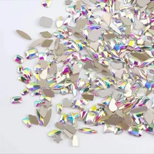 Flat Backs | K9 Crystal for Nail and DIY Nail Art Manicure Cosmetic Cutics Durable bubblebathsquareroundnailsimages