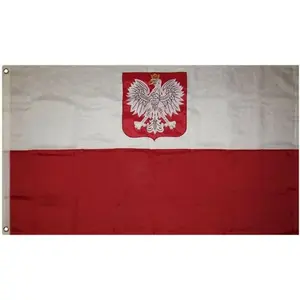 Poland Flag 3'X5' 300D 2-ply Nylon