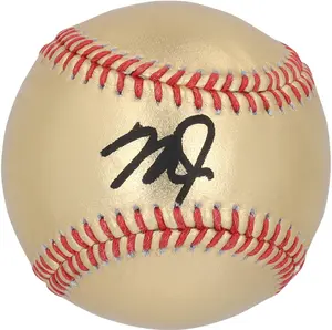 Mike Trout Los Angeles Angels Autographed Gold Baseball - Fanatics Authentic Certified