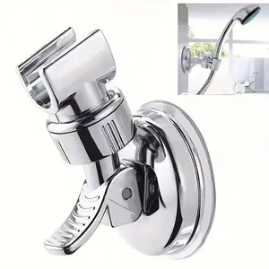 Adjustable Shower Head Holder, Shower Head Holder with Strong Suction Cup, Easy Installation Bathroom Accessory, Bathroom Accessories