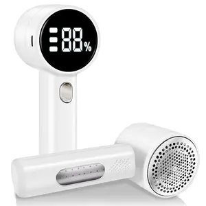 Electric Fabric Shaver, Portable Fabric Shaver, Clothing Lint Remover, Lint Remover & Fuzz Trimmer, Rechargeable 1200mAh Lithium Battery, USB/Battery Powered, Low-Noise Fabric Cleaner, Suitable for Clothes, Sweaters, Jackets, Bedding