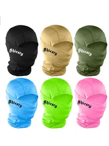 Letter Print Ski Mask for Men & Women, Woven Fabric Loose-Fit Design, Motorcycle Gear All-Season Sporty Style Balaclava for Outdoor Activities, Outdoor Sports Mask, Protective Gear Full Face