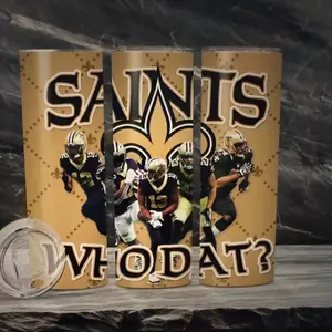 Sublimation Football 20oz Tumbler| Saints
