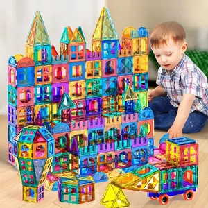 Large Magnetic Building Blocks for Kids Ages 3-8, Creative Educational Toy for Boys and Girls