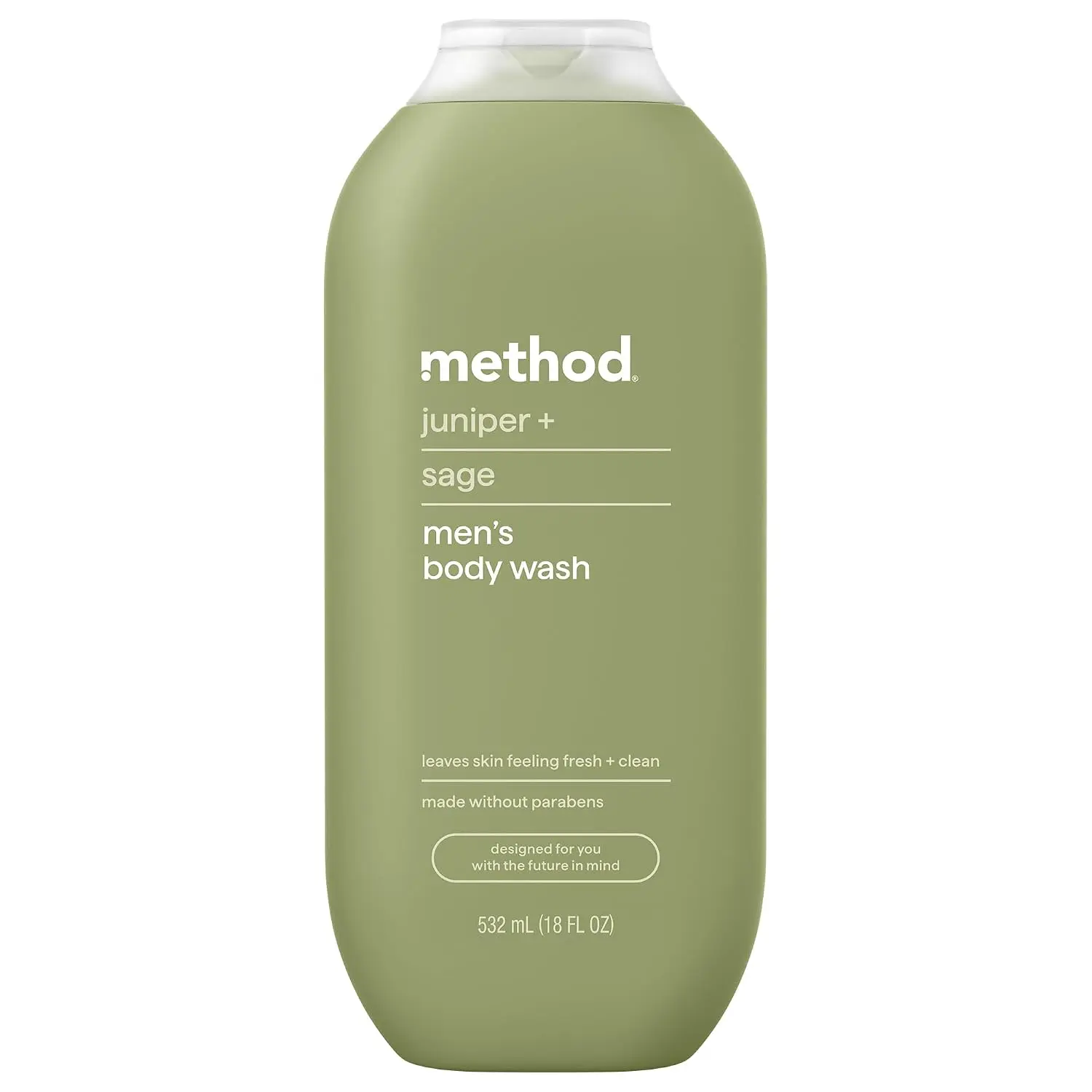 method Men’s Scented Body Wash - Juniper + Sage Scent, 18 fl oz