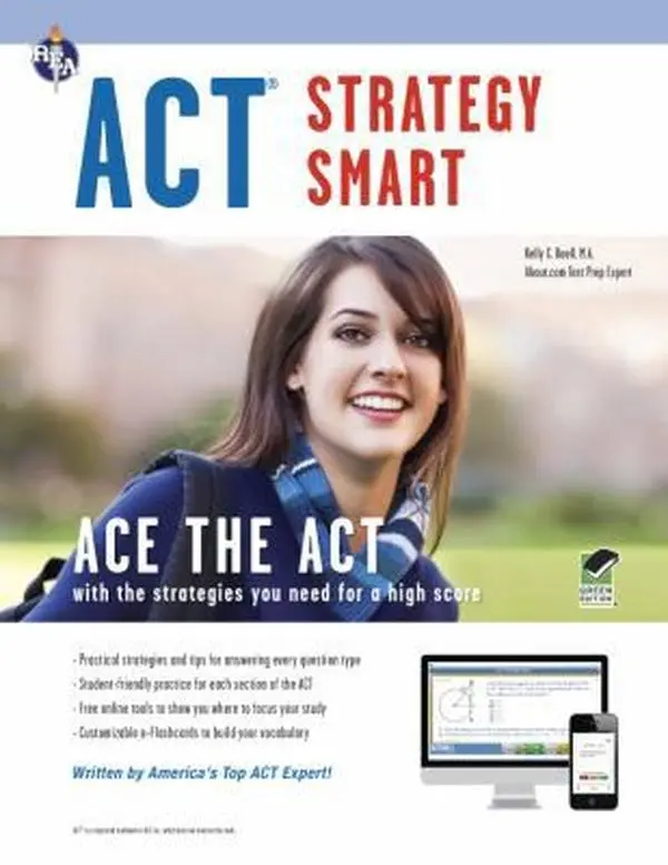 USED-ACT Strategy Smart Book + Online (SAT PSAT ACT (College Admission) Prep) by Kelly Roell MA (Paperback)