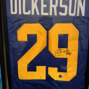 Eric Dickerson Autographed Jersey