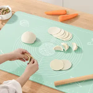 Large Silicone Kneading Pad, Non-Stick and Anti-Slip Design, Perfect for Baking Pizza Cake Pastries, Durable Kitchen Tool