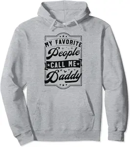 My Favorite People Call Me Daddy Christmas Gift Son Daughter Pullover Hoodie - Winniekemo Shop 83B08P8Q8LRD