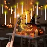 Round Kidsafe Flameless Floating LED Candles - Wand Remote Controlled, Battery Operated Lights with Fishing Line, Magical Whimsical Room Decor, Halloween Decorations, Home Decor Items, Holiday Gift