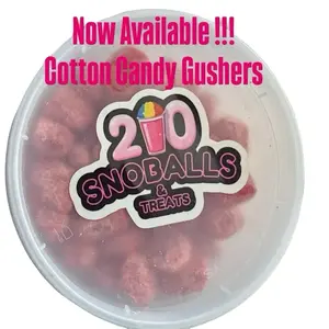 Vanilla Cotton Candy Gushers. Snack Sweet