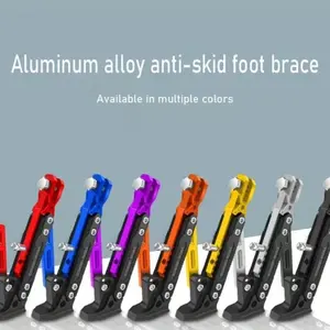 KICRY Adjustable Aluminum Alloy Motorcycle Foot Pegs for Street Motorcycles & Motorbikes with 6 Gears Adjustable Anti-Skid Design Maximum Load 330.69 lbs Universal Fit