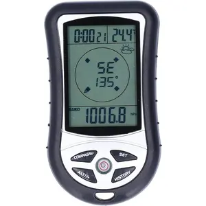 8 in 1 Digital Altimeter Compass Thermometer Barometer for Outdoor Hiking, Range -2300 to 29500FT, 300mbar to 1100mbar