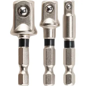 Makita (E-01600) Impact XPS® 3 Pc. Square 2" Socket Adapter Set, 1/4", 3/8" and 1/2"