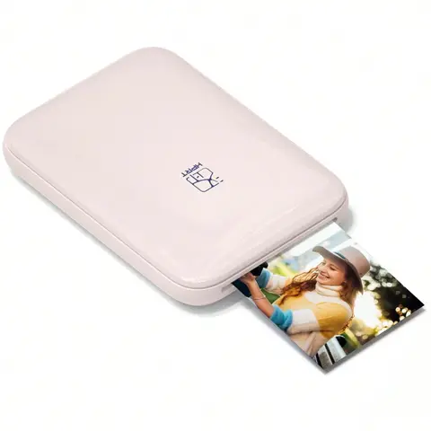 HPRT MT53 Inkless Portable Printer - 550mAh Rechargeable, Lightweight Mini Bluetooth Color Device for 2X3”" Zink Sticky-Back Photos, Wireless Printing Solutions, Compatible with iOS & Android (Computers & Office, Office Equipment, Printers & Scanners)