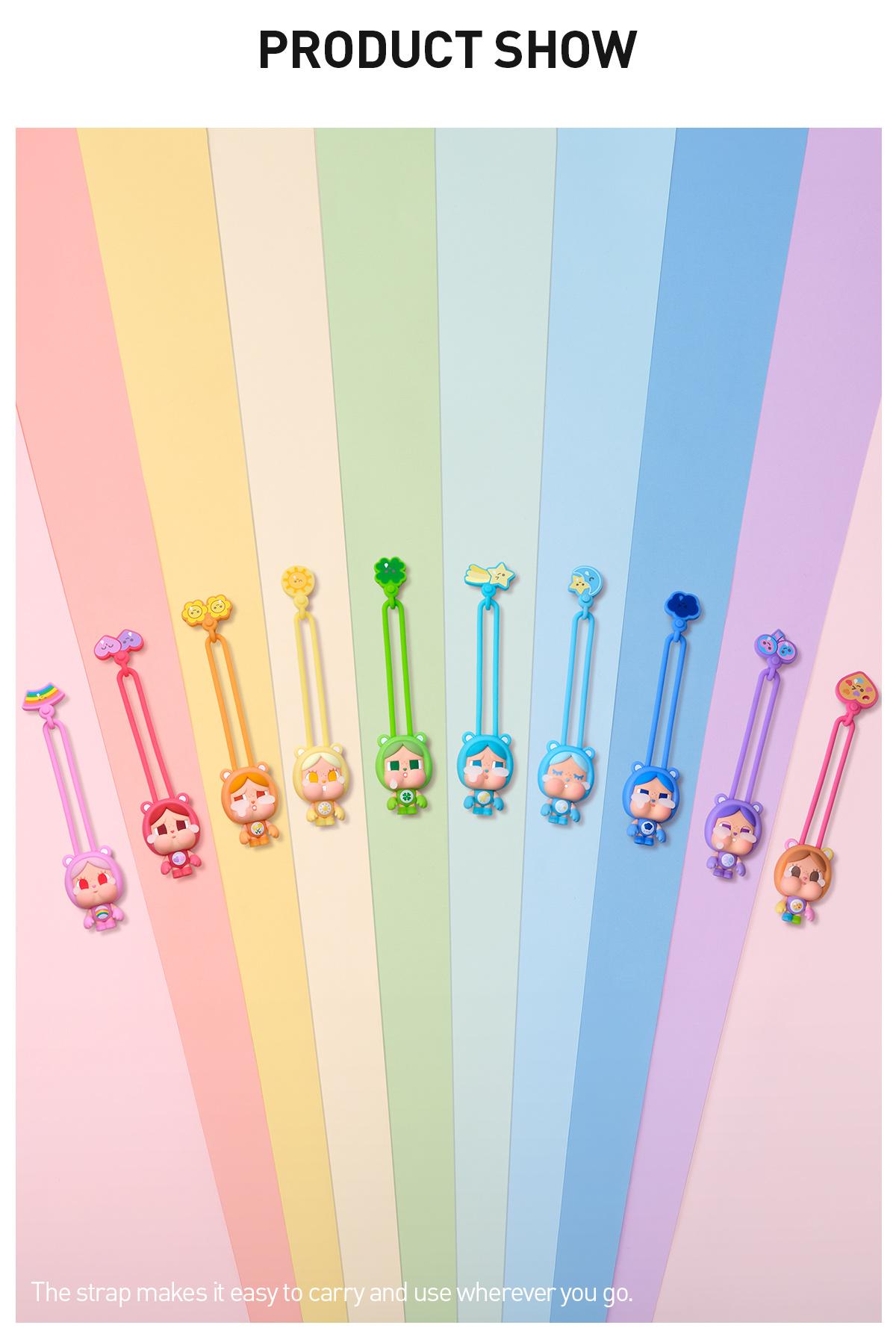 [POP NOW] POP MART CRYBABY × Care Bears Series-Mini Light Blind Box Mystery Gift