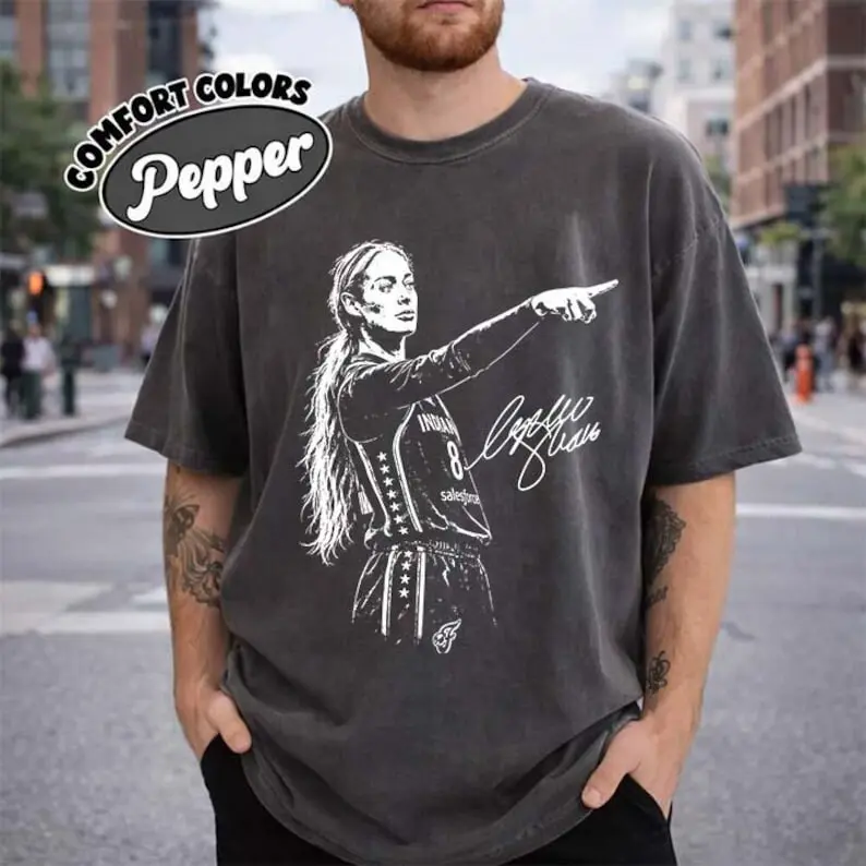 Comfort Vintage Sophie Cunningham Point Signature Basketball Shirt