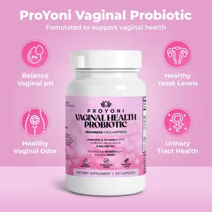 ProYoni Women's Pineapple Infused Probiotic - Health Supplement For Feminine Balance
