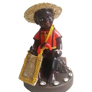 6" Estatua Baby Elegua Figurine Santeria Yoruba Orisha Dios africano