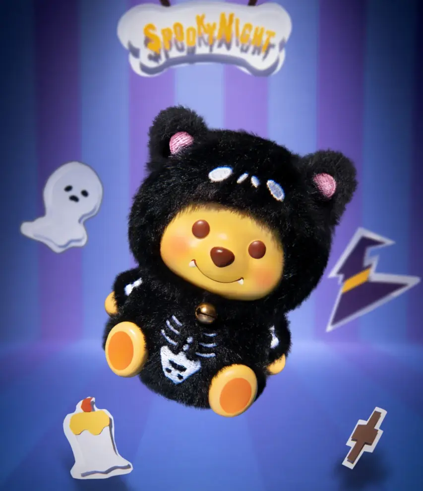 The Pooh‘s Pumpkin Wonder Night Series Plush Blind Box