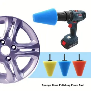 Hub rim polishing sponge, a polishing sponge used for cleaning the details of the wheels of boats, motorcycles and cars Detailing Cleaner