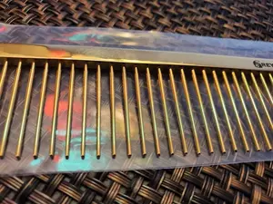 Greyhound Vintage Comb, 22 Carat Gold Plated Limited Edition