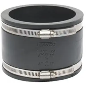 Fernco. P1001-44 Flexible Coupling- 4 x 4 In.