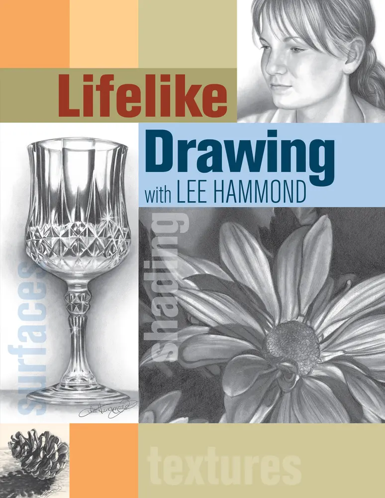 Used Softcover Realistic Drawing Tutorial Book - Artist & Instructor Lee Hammond's 2005 Edition, 159 Pages, 1.51 lbs, English-Language Humanities Guide with Floral Drawing Tutorials, Reference & Techniques for Enthusiasts