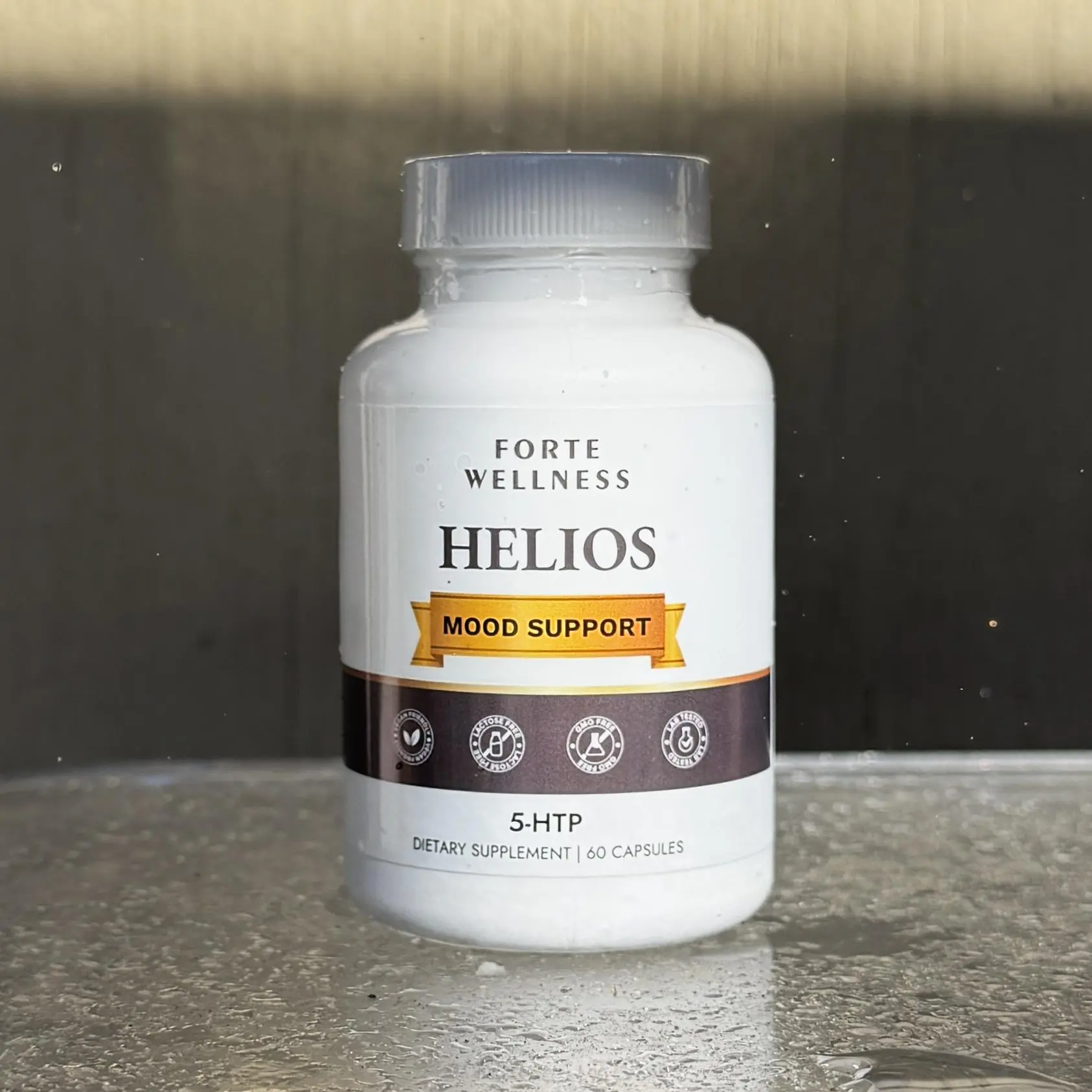 Helios the 5-HTP Supplement by Forte (with Magnesium and Calcium) for Mood