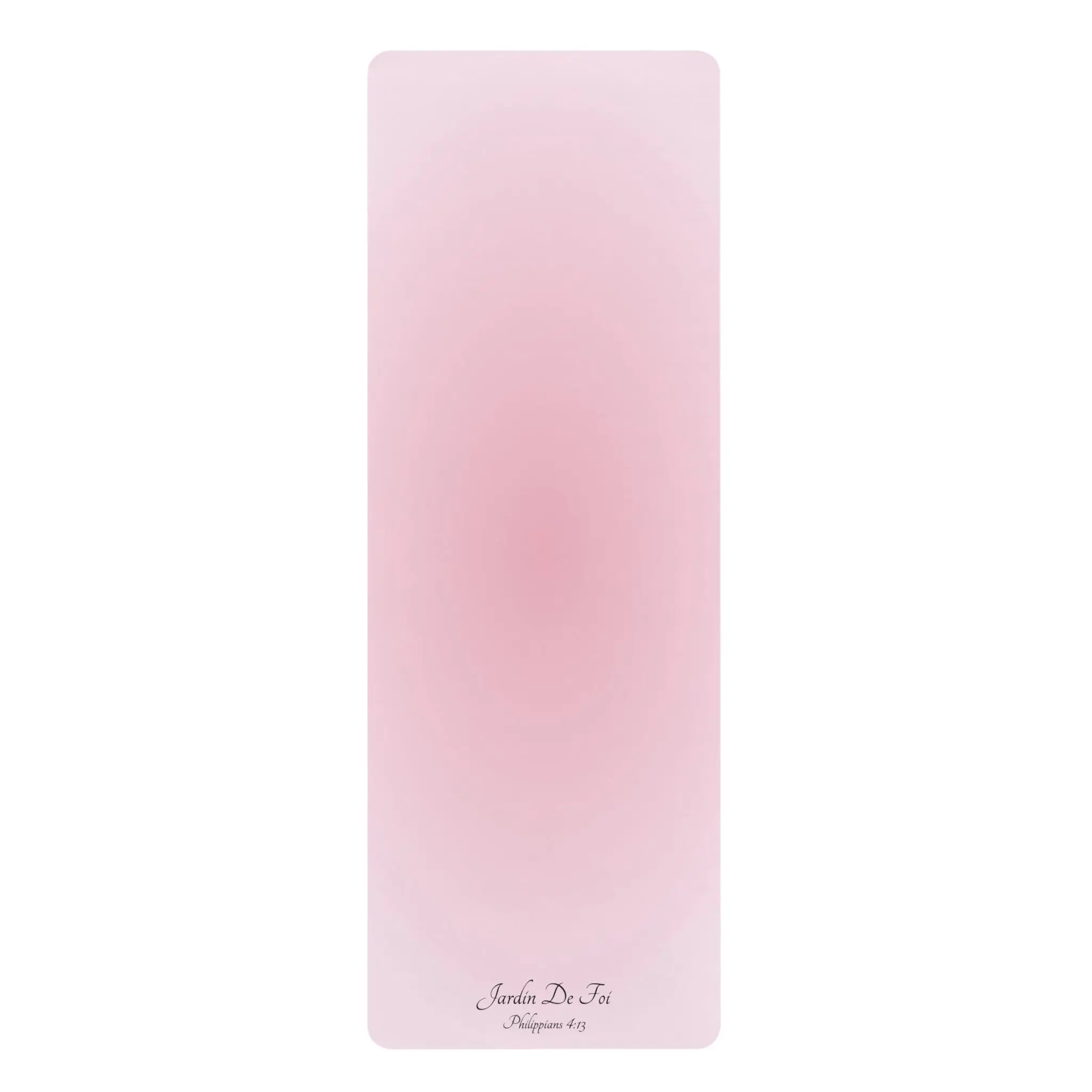 Pink Rubber Yoga Mat
