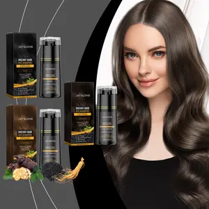 Jaysuing Brown Hair Color Shampoo✨Plant-Based No Harmful Chemicals DIY Trendy Brunette Coloring Nourishing Smoothing Hair Dye Shampoo