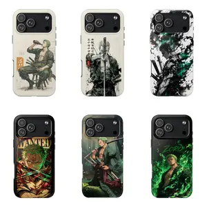 Roronoa Zoro One Pie.ce Compatible with iPhone 7, 8, X, 11, 12, 13, 14, 15, 16 17 & Samsung Galaxy S21, S22, S23 & S24 S25 series