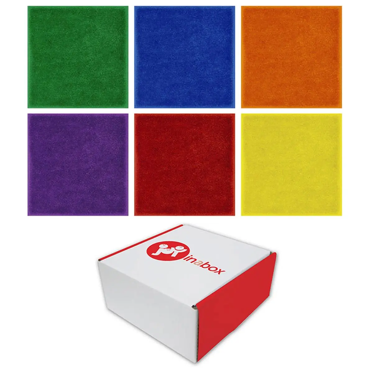 Joy Carpets Inc.  16 x 16 in. Joy in a Box 24 Set Carpet Squares